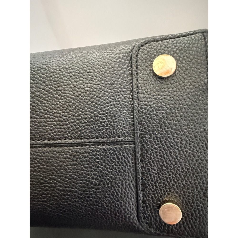 Michael Kors Mercer Tote Accordion Design Black with Gold Hardware Crossbody - Picture 12 of 15